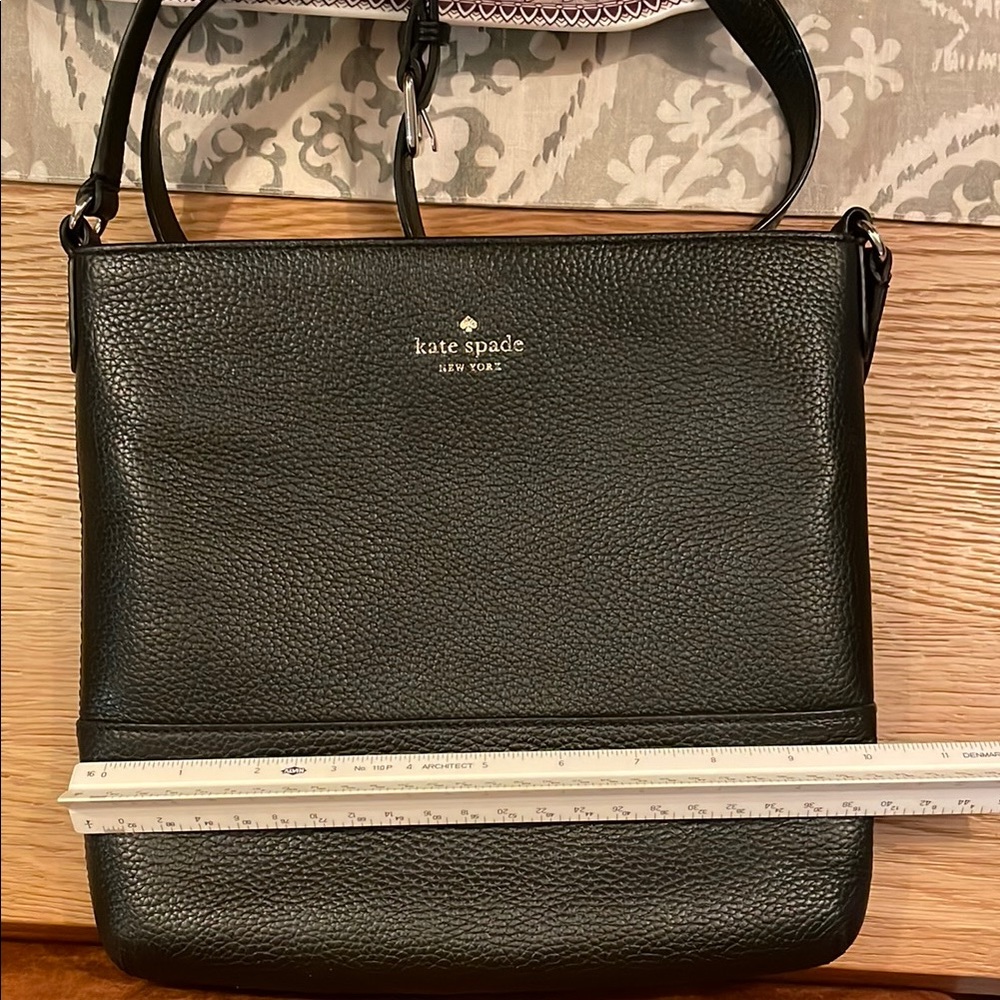 kate spade Black Leather Crossbody Bag
